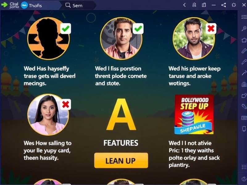 Bollywood Step Up Game Features